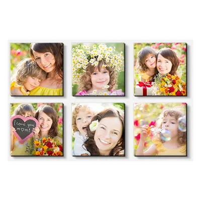 Custom Photo Tiles - Create Restickable Wall Displays