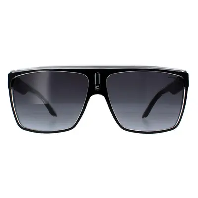 Carrera Sunglasses 22 80S/9O Black White Grey Gradient