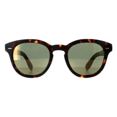 Oliver Peoples Sunglasses Cary Grant OV5413SU 1454O8 Semi Matte Sable Tortoise G-15 Goldtone