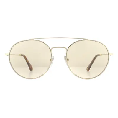 Police Sunglasses SPL728 8FFF Shiny Light Gold Havana Brown