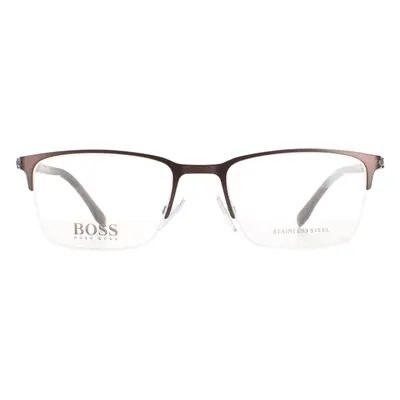 Hugo Boss Glasses Frames BOSS 1007/IT 4IN Matte Brown Men