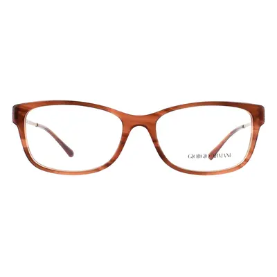 Giorgio Armani Glasses Frames 7098 5488 Striped Brown Womens 52mm