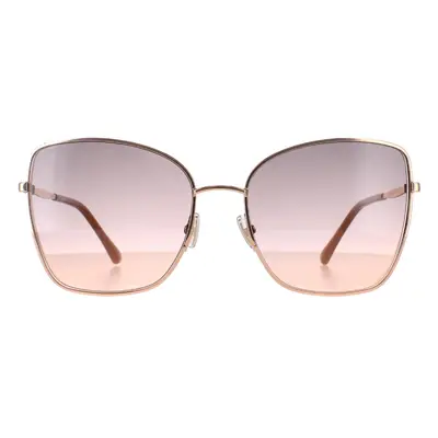 Jimmy Choo Sunglasses ALEXIS/S PY3 FF Copper Gold Nude Grey Fuchsia