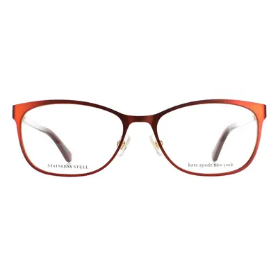 Kate Spade Glasses Frames Jonae LHF Burgundy Women