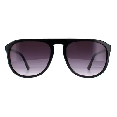 Police Sunglasses SPLE06 700F Shiny Black Smoke Gradient