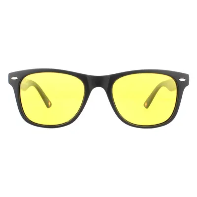 Montana Sunglasses MP10 Y Matte Black Rubbertouch Yellow High Contrast Polarized