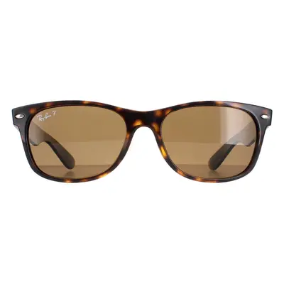 Ray-Ban Sunglasses New Wayfarer 2132 902/57 Tortoise Brown Polarized 55mm