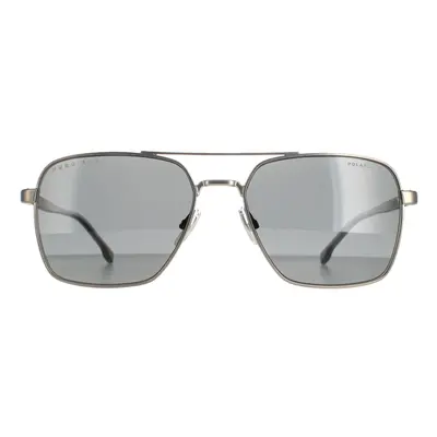 Hugo Boss Sunglasses BOSS 1045/S R81 M9 Matte Ruthenium Grey Polarized