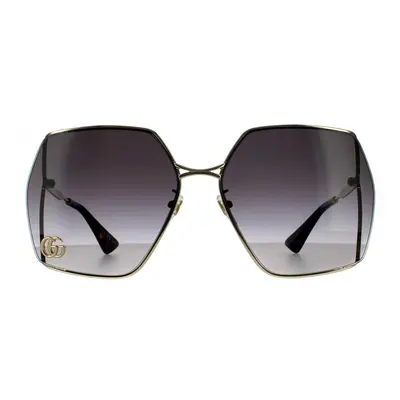 Gucci Sunglasses GG0817S 006 Gold Grey Gradient