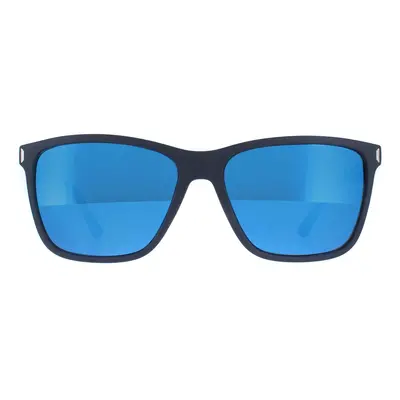 Police Sunglasses SPL529 Speed 10 92EB Rubber Blue Blue Mirror