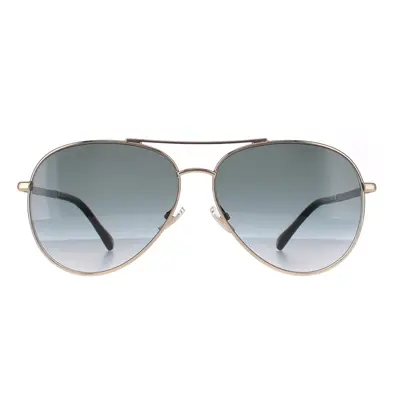 Jimmy Choo Sunglasses DEVAN/S RHL 9O Gold Black Dark Grey Gradient