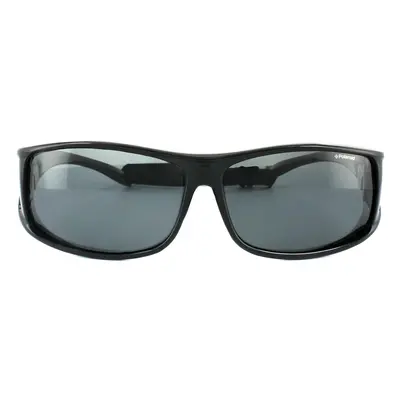 Polaroid Suncovers Fitover Sunglasses P8901 KIH Y2 Black Grey Polarized