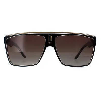 Carrera Sunglasses 22 2M2/LA Black Gold Brown Polarized