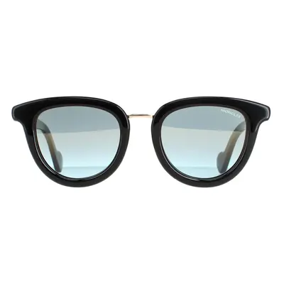 Moncler Sunglasses ML0044 01N Shiny Black Blue Gradient