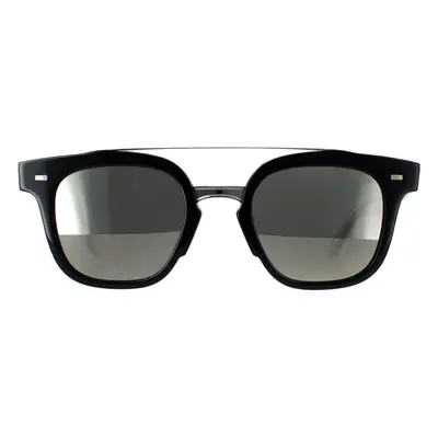 Cutler and Gross Sunglasses 1297 001 Silver Black Crystal Grey