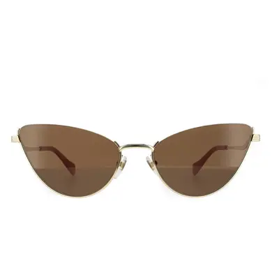 Rental Gucci Sunglasses GG1006S 002 Gold Brown