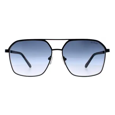 Guess Sunglasses GF5081 01W Black Blue Gradient Mirrored