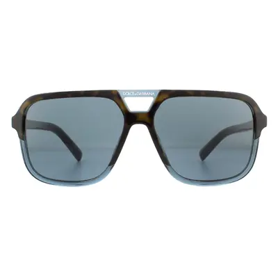 Dolce & Gabbana Sunglasses DG4354 320980 Havana Transparent Blue Brown Gradient