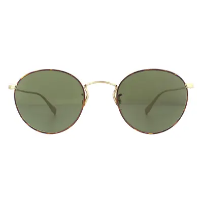 Oliver Peoples Sunglasses Coleridge OV1186S 530552 Gold Tortoise G-15 Green