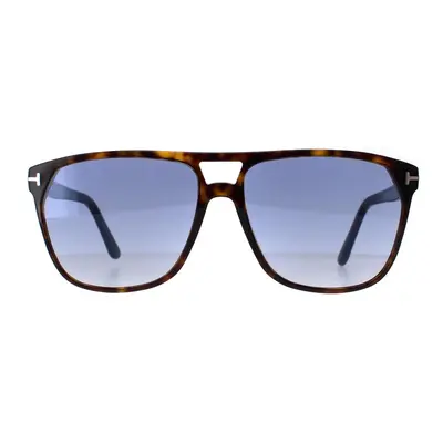 Tom Ford Sunglasses Shelton 0679 52W Dark Havana Blue Gradient