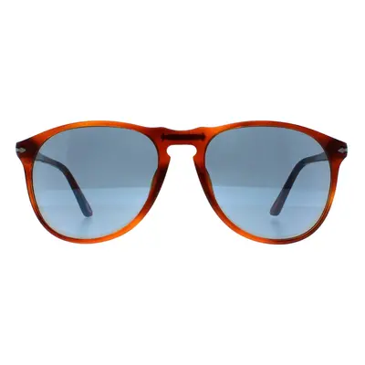 Persol Sunglasses 9649 96/56 Terria di Siena Tortoise Blue