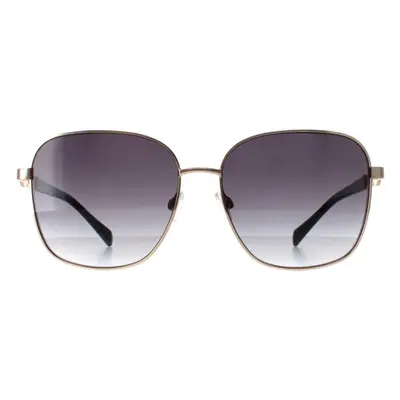 Karen Millen Sunglasses KM7020 400 Gold Dark Grey Gradient