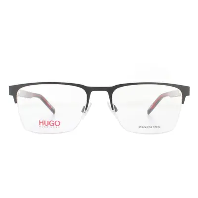 Hugo by Hugo Boss Glasses Frames HG 1076 BLX Matte Black Red Men