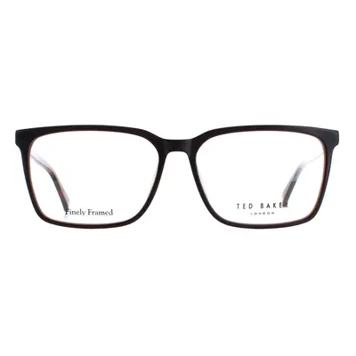 Ted Baker Glasses Frames TB8209 Rowe 025 Black Cognac Men