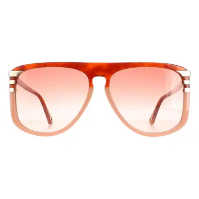 Chloe Sunglasses CH0104S 006 Shiny Blonde Havana Orange Gradient