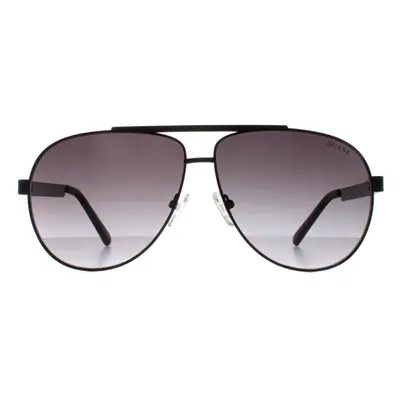 Guess Sunglasses GF5096 02B Matte Black Smoke Grey Gradient