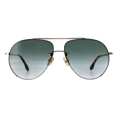 Victoria Beckham Sunglasses VB213S 700 Gold Green Gradient