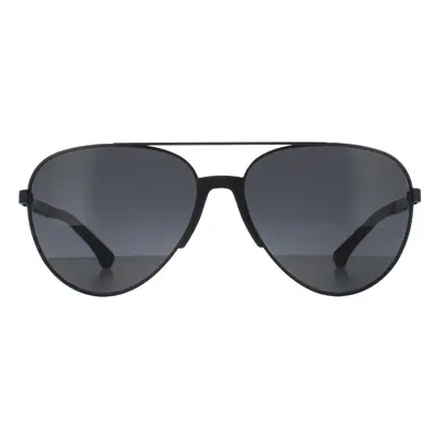 Emporio Armani Sunglasses 2059 320387 Matt Black Grey