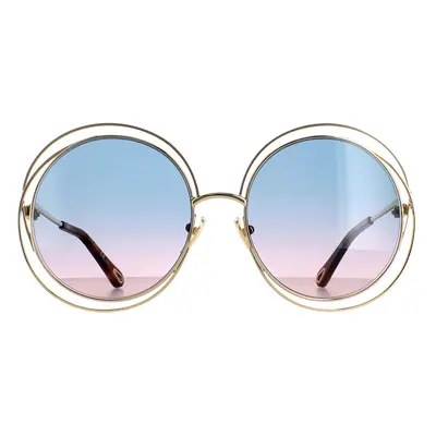 Chloe Sunglasses CH0045S 006 Gold Blue Pink Gradient