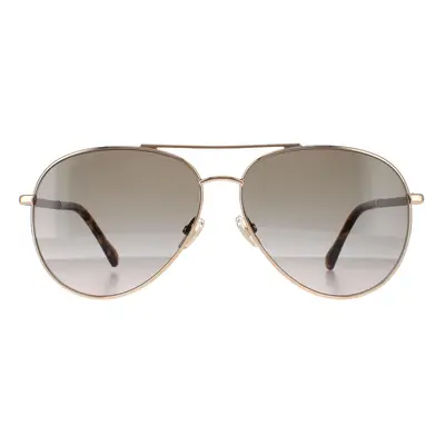 Jimmy Choo Sunglasses DEVAN/S 06J HA Gold Havana Brown Gradient