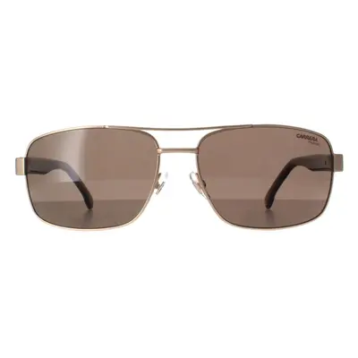 Carrera Sunglasses Carrera 8063/S 0OZ SP Gold with Havana Bronze Polarized