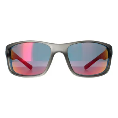 Caterpillar Sunglasses CTS-8019 108P Frosted Dark Grey Red Grey Gradient Polarized