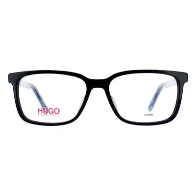 Hugo by Hugo Boss Glasses Frames HG 1010 PJP Dark Blue and Transparent Crystal Men