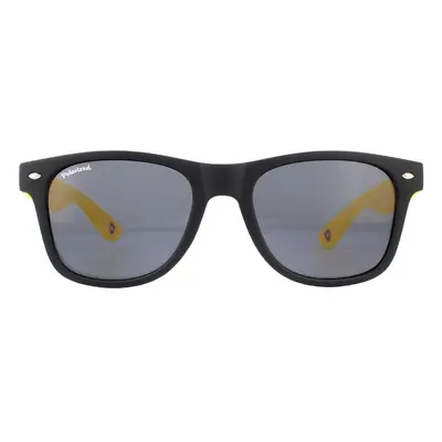 Montana Sunglasses MP40 F Black with Yellow Rubbertouch Black Polarized