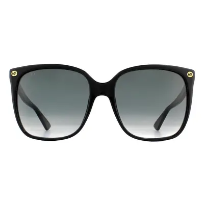 Gucci Sunglasses GG0022S 001 Black Grey Gradient