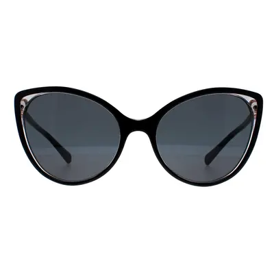 Bvlgari Sunglasses BV8246B 538187 Black Grey Transparent Dark Grey