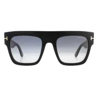 Tom Ford Sunglasses Renee FT0847 01B Shiny Black Grey Smoke Gradient