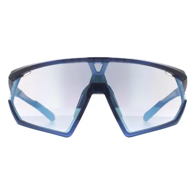 Adidas Sunglasses SP0001 91V Frosted Dark Blue Vario Azure Mirror Blue