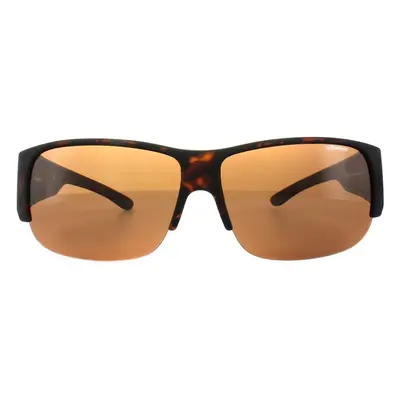 Polaroid Suncovers Fitover Sunglasses PLD 9007/S V08 HE Havana Brown Polarized