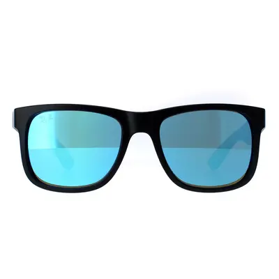 Ray-Ban Sunglasses Justin 4165 622/55 Rubber Black Blue Mirror (unavailable)