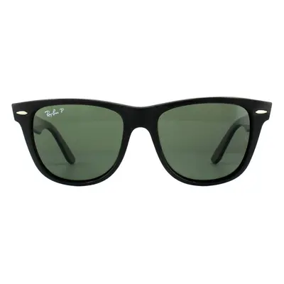 Ray-Ban Sunglasses Wayfarer 2140 901/58 Black Green G-15 Polarized Large 54mm