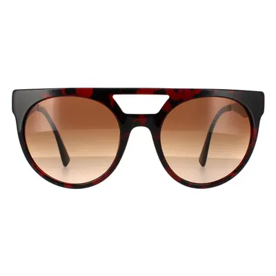 Versace Sunglasses VE4339 525013 Red Havana Blue Brown Gradient