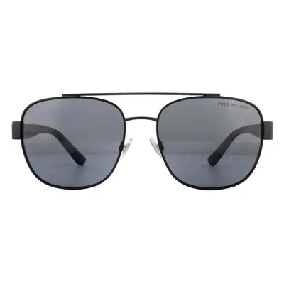 Polo Ralph Lauren Sunglasses PH3119 903881 Matte Black Grey Polarized