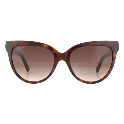 Swarovski Sunglasses SK0187 52F Dark Havana Brown Gradient