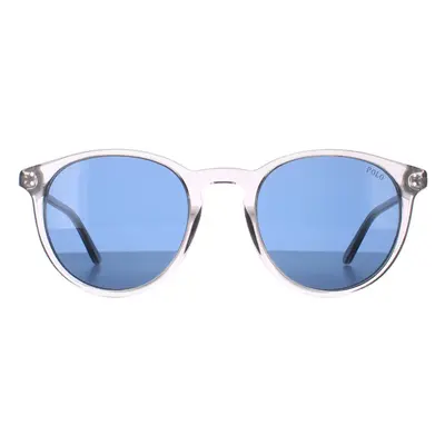 Polo Ralph Lauren Sunglasses PH4110 541380 Shiny Transparent Grey Dark Blue