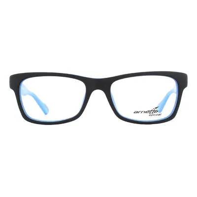 Arnette Glasses Frames AN7038 1171 Matte Black Blue Inner Men